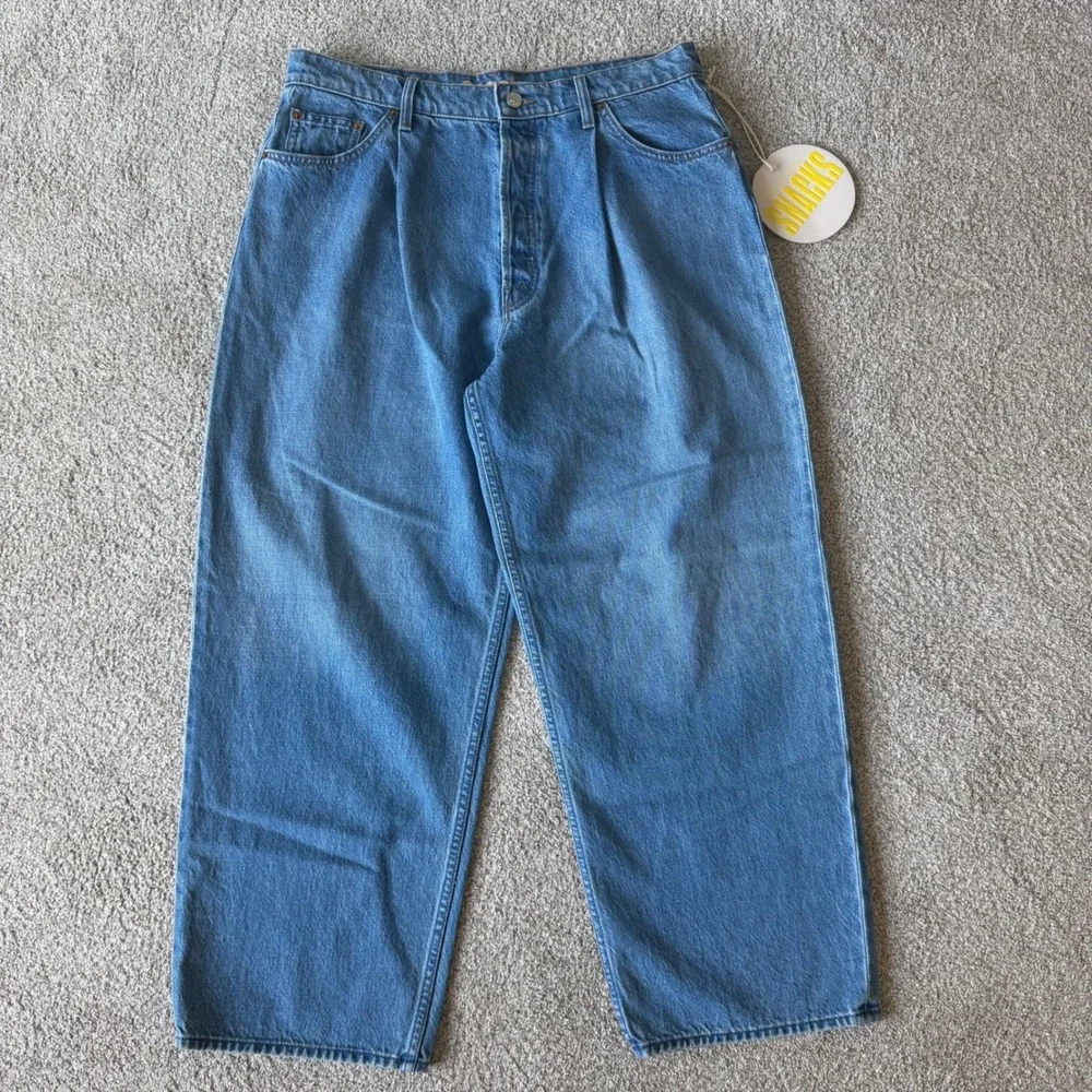 Snacks Mother Denim The Pleated Fun Dip Ankle Jeans 31 Delicious Memories NWT ! - Picture 3 of 11